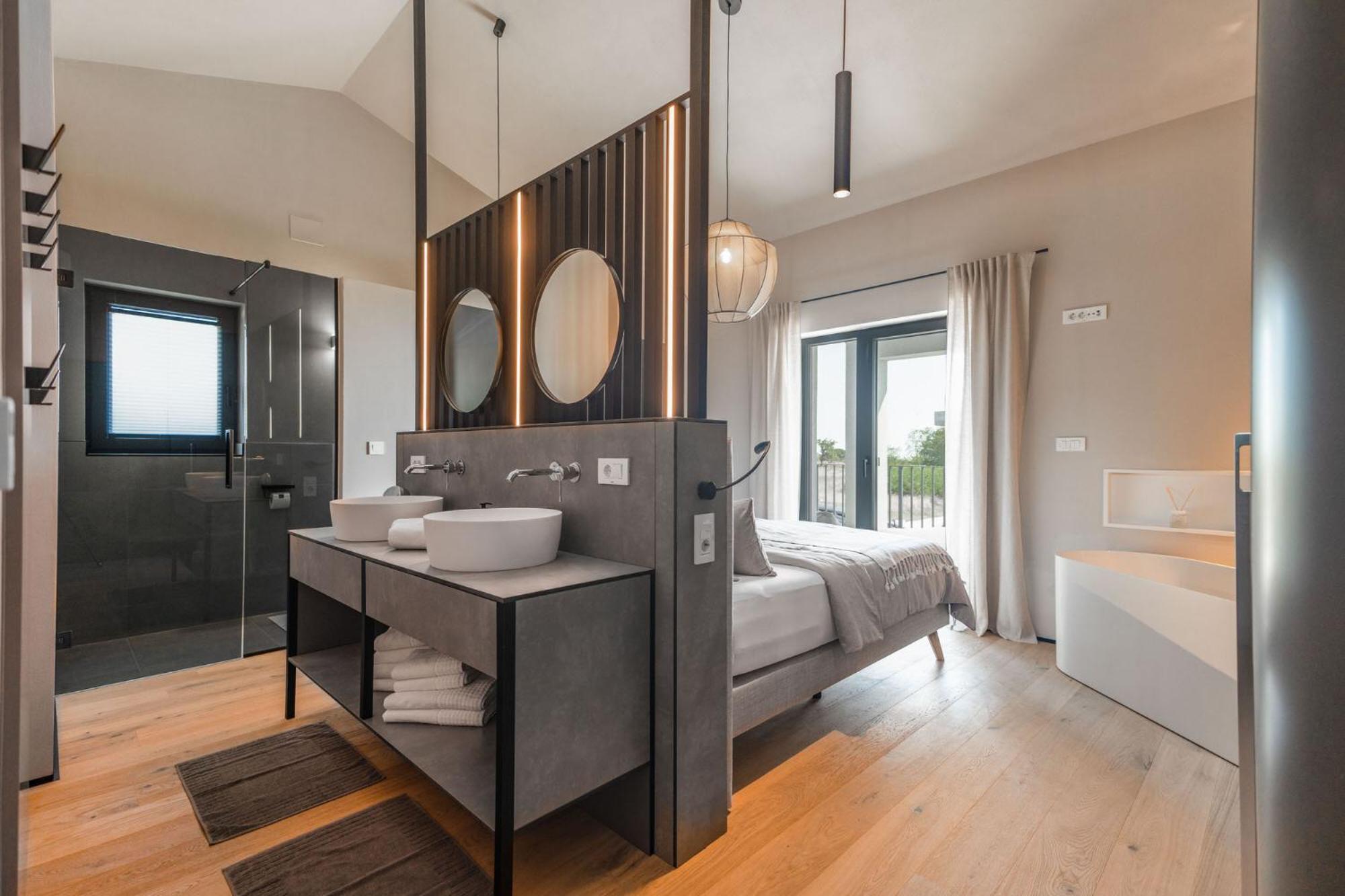 Villa Bewegte Berge Kastelir Bagian luar foto